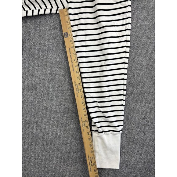 Ampersand Avenue Pants Womens Large Striped Joggers Lounge Stretch Casual - Picture 5 of 7